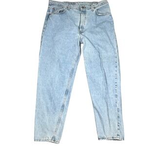Levis 550 Jeans  Mens 40W 32L Faded Blue Relaxed Fit Taper Leg USA ViTG